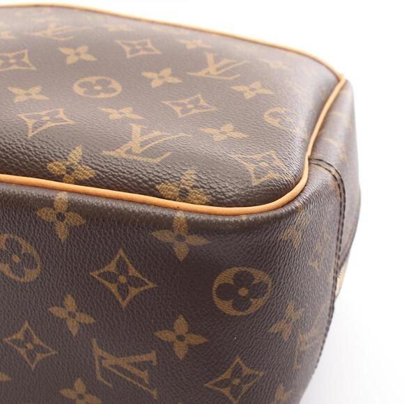 LOUIS VUITTON Brown Monogram Leather Deauville Bag - Picture 10 of 11